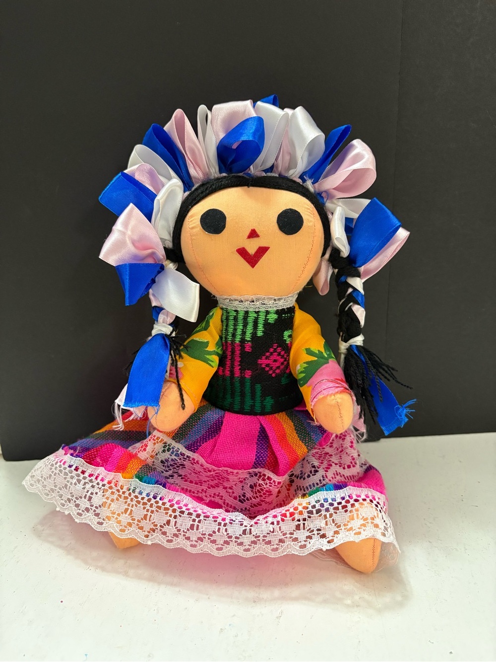 Cute Traditional Mexican Lelé doll